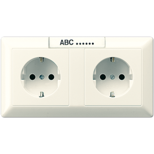 SCHUKO®-розетка для кабельных каналов 16 A / 250 B ~