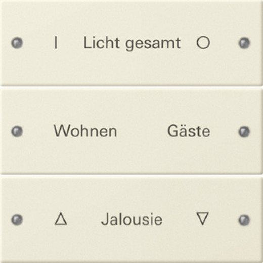 Набор клавиш 3-местный,  ГРАВИРОВКА