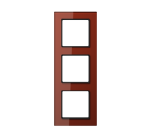 JUNG A creation Стекло Красный Оксид Рамка 3-ая
