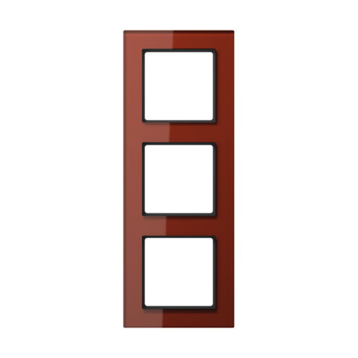 Рамка 3-кратная, красный оксид