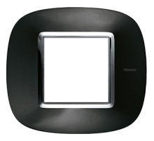 BT Axolute Темный металлик Рамка 2 мод эллипс.