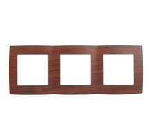 ЭРА 12-5003-08 Рамка на 3 поста, Эра12, вишня (15/150/2400)