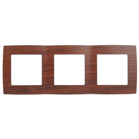 ЭРА 12-5003-08 Рамка на 3 поста, Эра12, вишня (15/150/2400)