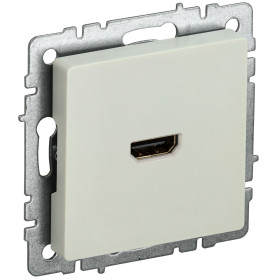IEK BRITE BASE Бежевый Розетка HDMI РHDMI-0-БрКр