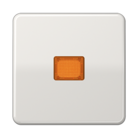 JUNG CD 500/CD plus Светло-серая Клавиша 1-ая с/п с оранжевой линзой