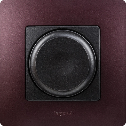 Диммер поворотно-нажимной универсальный LED - Legrand Etika - 300Вт без нейтрали - антрацит