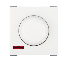 Ecoplast LK45 Светорегулятор поворотный нажимной 600 Вт (белый)