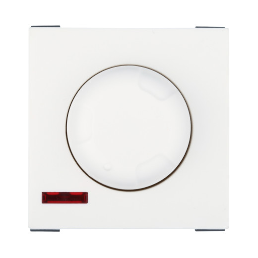 LK45 Светорегулятор поворотный нажимной 600 Вт (белый)