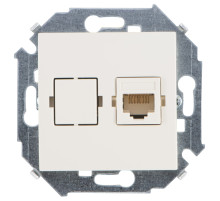Simon 15 Бежевая Розетка компьютерная 1-ая RJ45 кат.5е