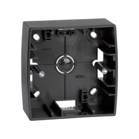Simon 82 Графит Коробка поверхн.установки 1-ая 82х89х37mm