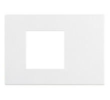 BT Axolute Air Матовый белый Рамка 2 модуля, итальянская модульность.