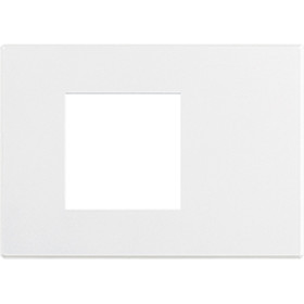 BT Axolute Air Матовый белый Рамка 2 модуля, итальянская модульность.