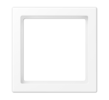 JUNG LS 990 Белый матовый Рамка промежуточная для монтажа устройств 55х55