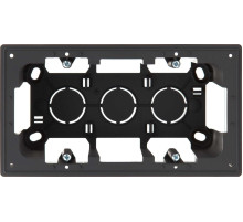 Simon 24 Графит Коробка монтажная для накладного монтажа на 2 модуля