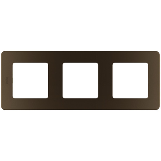Рамка 3 поста - Legrand/Daccord Inspiria - бронза