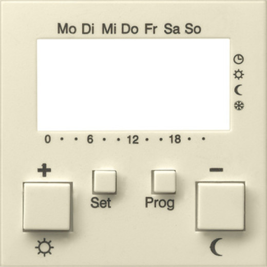 Накладка для регулятора температуры пола с часами
