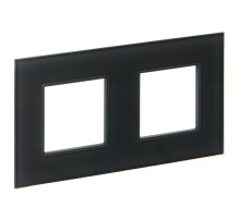 IEK SKANDY Стекло Графит Рамка 2-ая SK-F22G