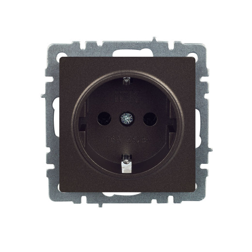 BRITE Роз. с з/к без з/ш 16А РС11-1-0-БрТБ бр. IEK