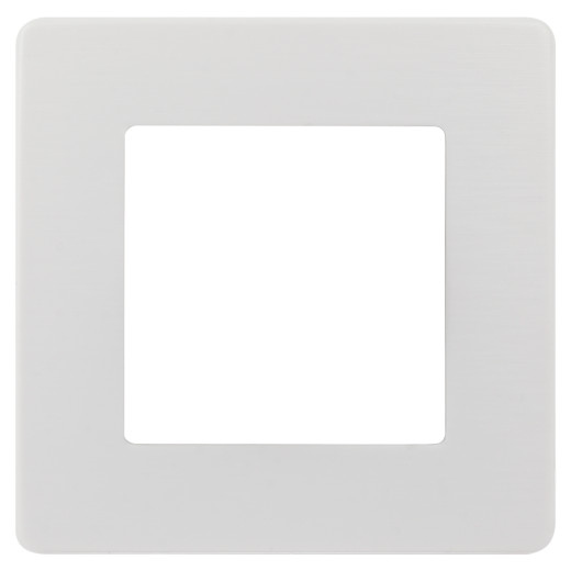 Рамка для розеток и выключателей ЭРА Серия 12 12-5101-01 на 1 пост, Сатин, белый