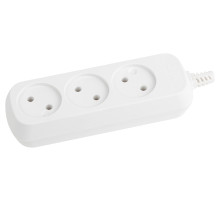 ЭРА Колодка KX-3 3 розетки без зазeмления белая