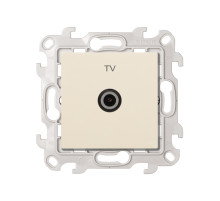 Simon 24 Слоновая кость Розетка TV одиночная