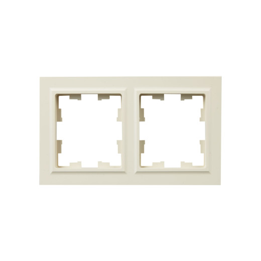 BRITE Рамка 2-мест. IP44 РУ-2-БрКр-44 беж. IEK
