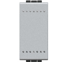 BT LL Алюминий Кнопка безвинтовой зажим, 1 мод.