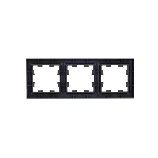 BRITE Рамка 3-мест. РУ-3-БрС сталь IEK