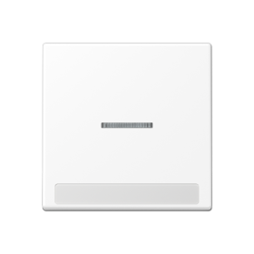 JUNG Клавиша с полем для надписи, белоснежный матовый