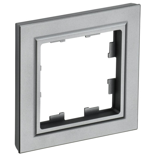 BRITE Рамка 1-мест. РУ-1-БрС сталь IEK