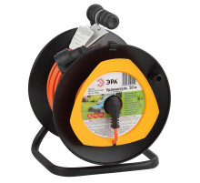 ЭРА Удлинитель силовой RPx-1e-3х0.75-30m для газонокосилки c заземлением 1 розетка 30м ПВС 3х0.75мм2