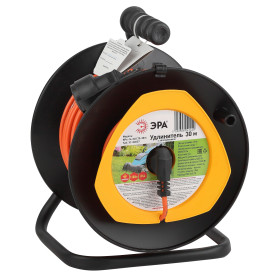 ЭРА Удлинитель силовой RPx-1e-3х0.75-30m для газонокосилки c заземлением 1 розетка 30м ПВС 3х0.75мм2