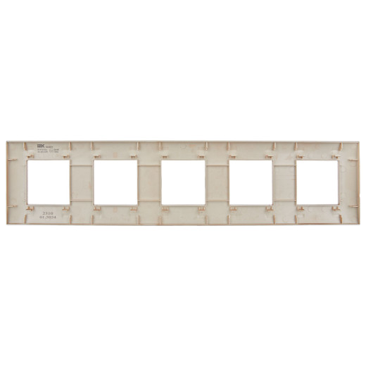 SKANDY Рамка 5-мест. SK-F05Sa песоч. IEK