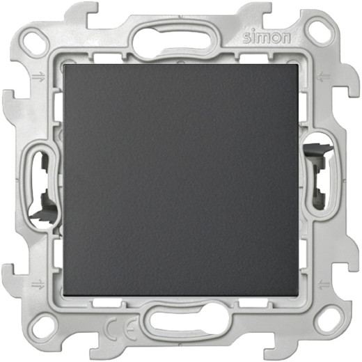 Одноклавишный перекрестный выключатель Push&Go, графит