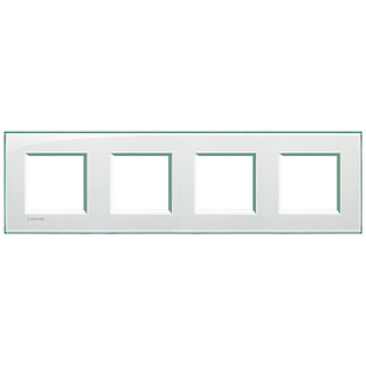 Livinglight Рамка прямоугольная, 4 поста, цвет Морская вода