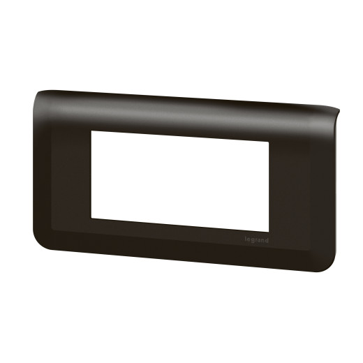 Рамка - Программа Mosaic - 4 модуля - матовая черная