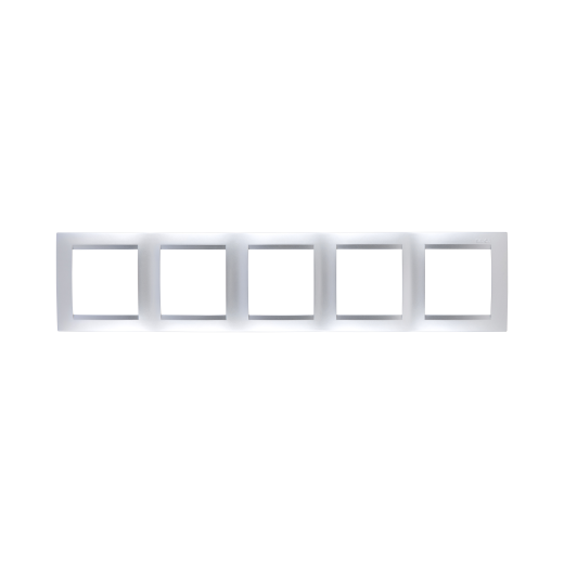 Simon 15 Алюминий Рамка 5-я