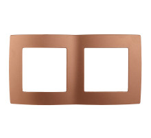 ЭРА 12-5002-14 Рамка на 2 поста, Эра12, медь (10/100/3000)