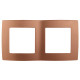 12-5002-14 ЭРА Рамка на 2 поста, Эра12, медь (10/100/3000)