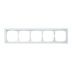 Systeme Electric ArtGallery Pure Матовое органическое стекло Белый Рамка 5-ая