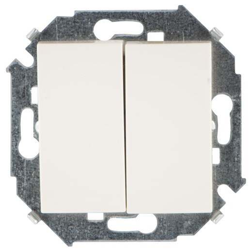 Simon 15 Бежевый Выключатель 2-кл, 16А, 250В, винт.заж.