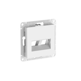 Systeme Electric AtlasDesign Белый Накладка двойная для информационных функций типа Keystone