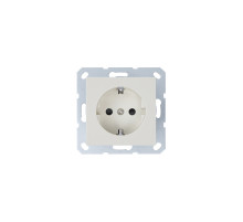 Jasmart G Слоновая кость Розетка с/з со шторками 16A 250V~ 2P+T