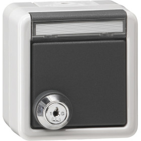 Gira Розетка с запирающейся на ключ крышкой IP44 (однотипные замыкания)