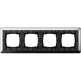 Gira ClassiX Art Хром/Черный Рамка 4-ая