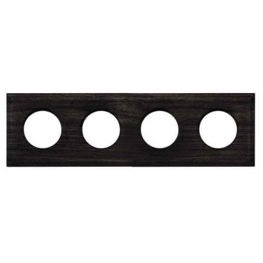 Шедель Бук Угольно-черный Рамка 4-ая Форма квадрат (скрытый монтаж)