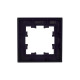 BRITE Рамка 1-мест. РУ-1-1-БрЧ металл черн. IEK