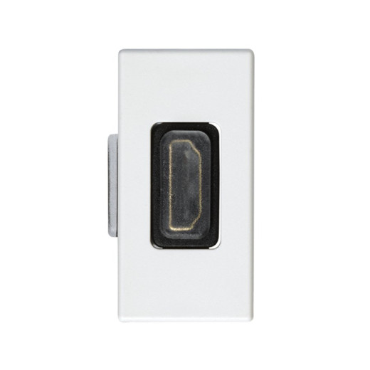 Разъём HDMI, узкий, (мама-мама), S27, белый