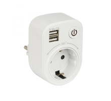EKF PROxima Розеточный блок SB-01 (розетка 2P+E 16А, 2 USB разъема 5V 2,1A).
