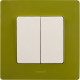 Рамка 1 пост - Legrand Etika - зелёный папоротник